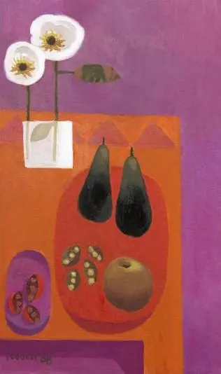 Mary Fedden - two pears 2008